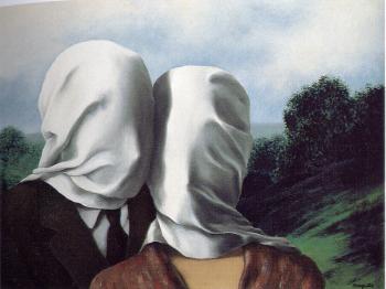 Rene Magritte : the lovers